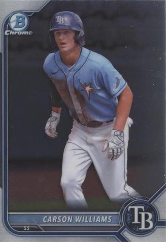 Carson Williams topps auto /150シリ DEBUT 2023 Topps Pro Debut Carson Williams Blue Foil /150 Auto PSA