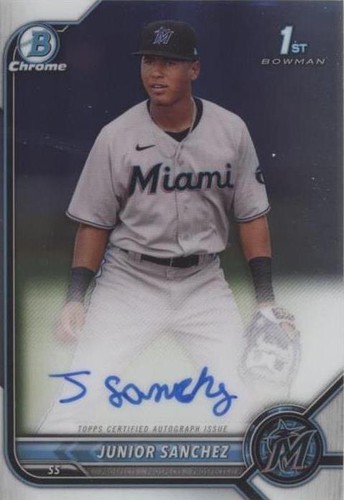2022 Bowman Chrome - Junior Sanchez #CPA-JSZ