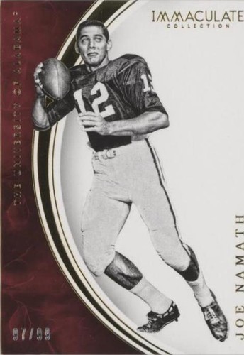 2016 Panini Immaculate Collection Collegiate Joe Namath #35