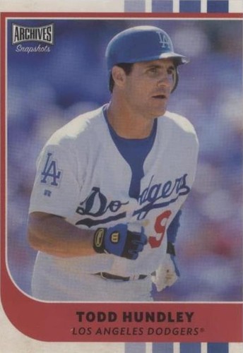 2021 Topps Archives Snapshots - Todd Hundley #43