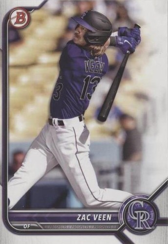 2022 Bowman Draft Chrome Refractor Zac Veen | eBay