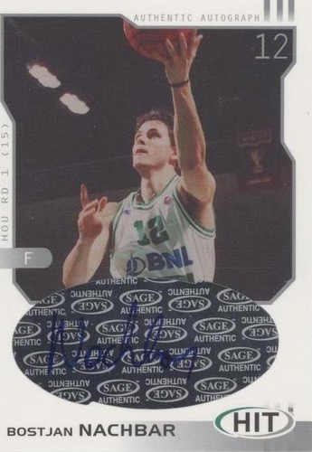 2002-03 SAGE Hit - Bostjan Nachbar #H9