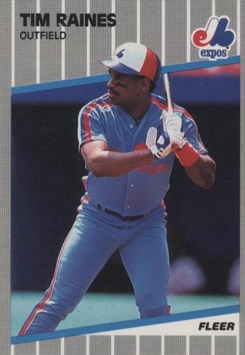 1989 Fleer - Tim Raines #391