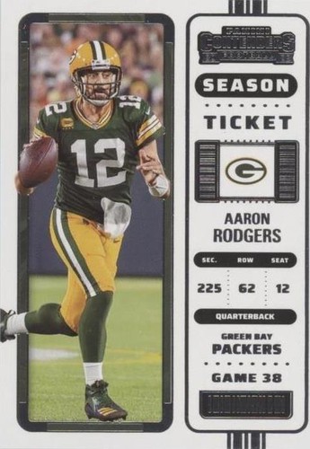 2022 Panini Contenders Aaron Rodgers #40