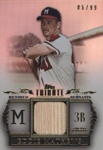 2013 Topps Tribute - Eddie Mathews #RR-EMA