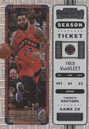 2022-23 Panini Contenders - Fred VanVleet #15