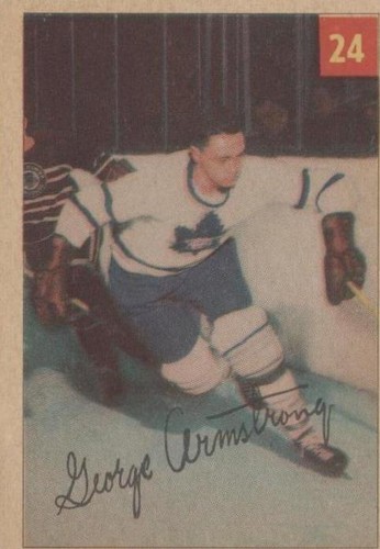 1954-55 Parkhurst - George Armstrong #24