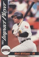 1992 Score - Matt Williams #62