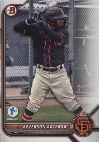 2022 Bowman Draft 1st Edition - Aeverson Arteaga #BD-198