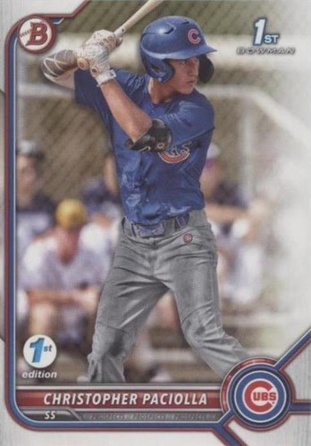 2022 Bowman Draft 1st Edition - Christopher Paciolla #BD-185