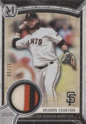 2018 Topps Museum Collection - Brandon Crawford #MMR-BCR