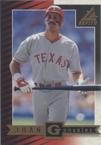 1998 Pinnacle Zenith - Juan González #11