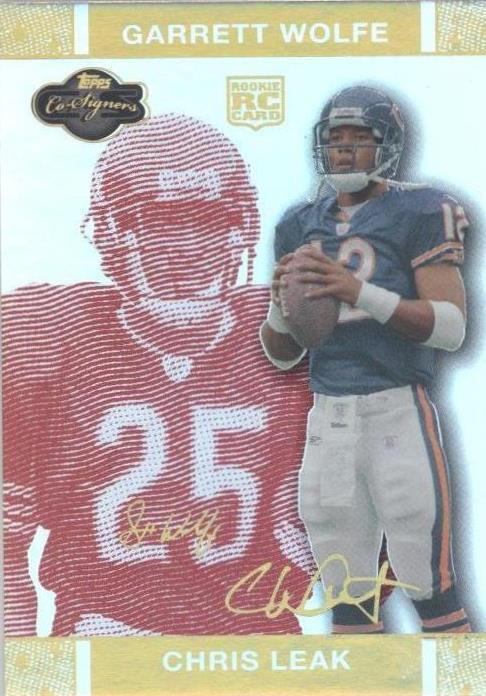 2007 Topps Co-Signers Cedric Benson Chris Leak #54
