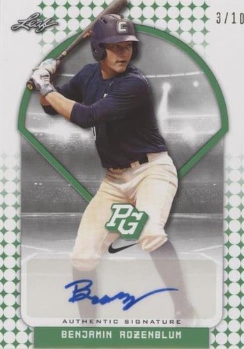 2018 Leaf Perfect Game National Showcase - Ben Rozenblum #BA-BR1