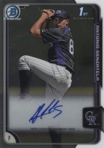 2015 Bowman Chrome - Antonio Senzatela #BCAP-AS