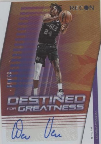 2022-23 Panini Recon - Devin Vassell #DSG-DVV