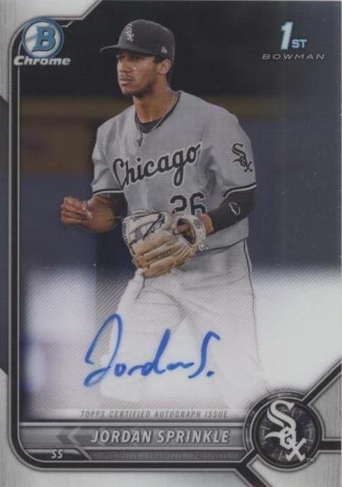 2022 Bowman Draft - Jordan Sprinkle #CDA-JS