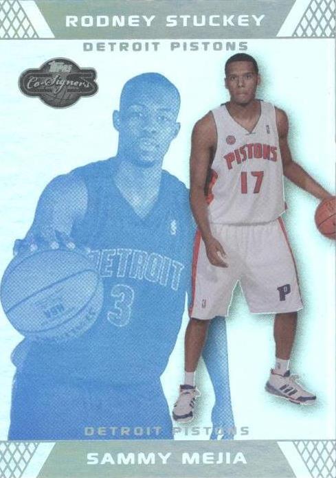 2007-08 Topps Co-Signers - Sammy Mejia/Rodney Stuckey #66