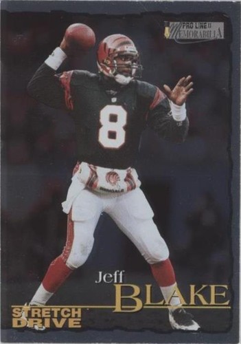 1996 Pro Line II Memorabilia Jeff Blake #DS4