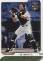 2002 Fleer Focus Jersey Edition - Mike Piazza #1