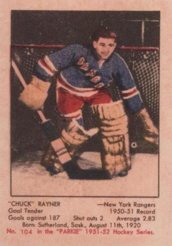 2001-02 In the Game Parkhurst - Chuck Rayner #036