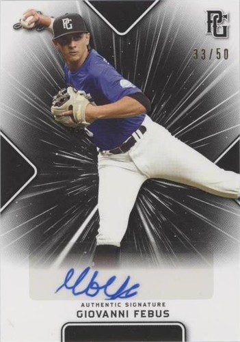 2021 Leaf Perfect Game National Showcase - Giovanni Febus #BA-GF1