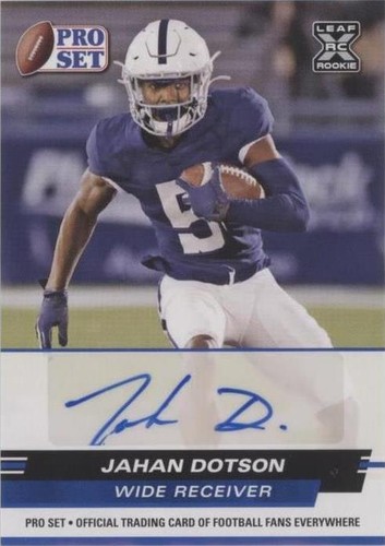 2022 Leaf Pro Set Draft Jahan Dotson #PSA-JD3
