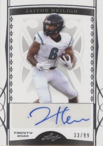 2022 Leaf Trinity Jaivon Heiligh #BA-JH1