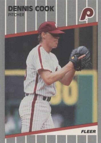 1989 Fleer Update - Dennis Cook #U-104