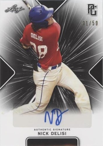 2021 Leaf Perfect Game National Showcase - Nick Delisi #BA-ND1