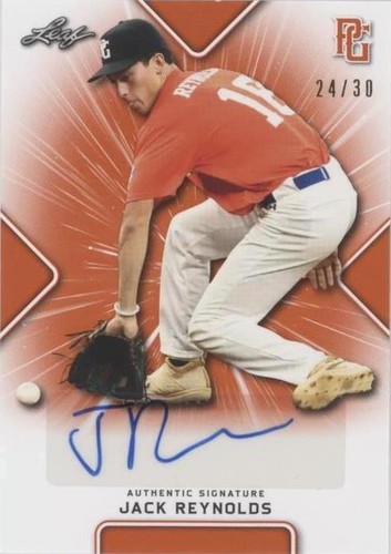 2021 Leaf Perfect Game National Showcase - Jack Reynolds #BA-JR1