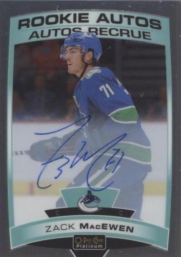 2019-20 O-Pee-Chee Platinum - Zack MacEwen #R-ZM