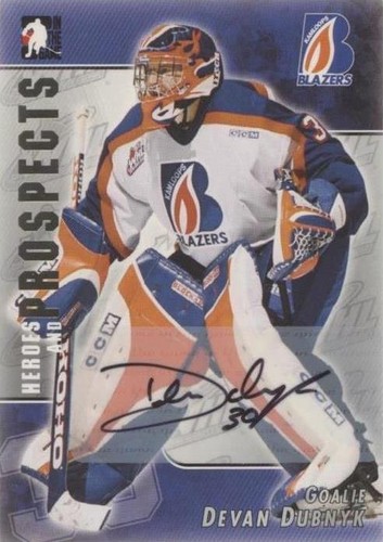 2004-05 In the Game Heroes and Prospects - Devan Dubnyk #A-DD