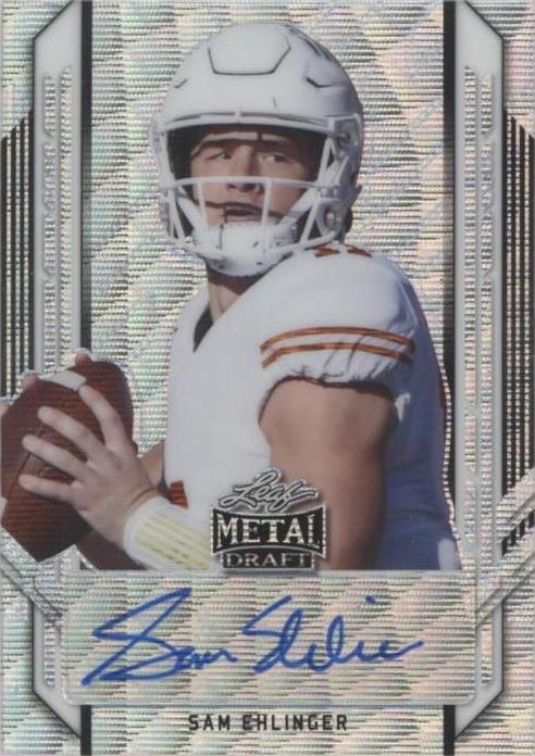 2021 Leaf Metal Draft Sam Ehlinger #PA-SE1