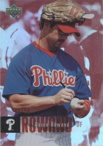 2006 Upper Deck Special F/X - Aaron Rowand #738