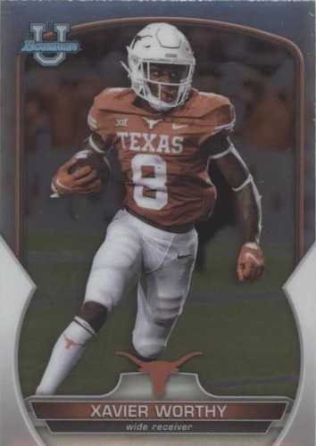 2022 Bowman University Chrome Xavier Worthy #29