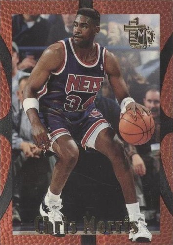1994-95 Topps Embossed - Chris Morris #61