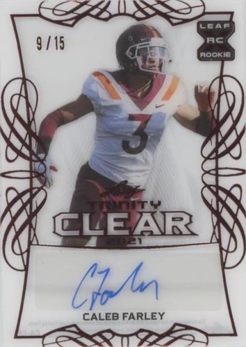 2021 Leaf Trinity Caleb Farley #CA-CF1