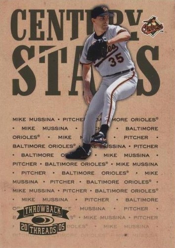 2005 Donruss Throwback Threads - Mike Mussina #CS-35