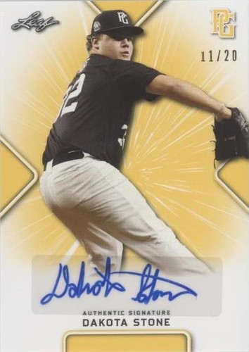 2021 Leaf Perfect Game National Showcase - Dakota Stone #BA-DS1