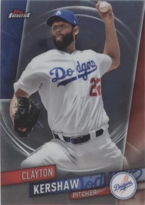 2019 Topps Finest - Clayton Kershaw #23