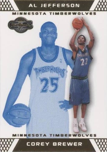 2007-08 Topps Co-Signers - Corey Brewer/Al Jefferson #58