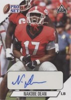 2021 Leaf Pro Set College Nakobe Dean #PS-ND1
