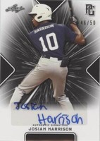 2021 Leaf Perfect Game National Showcase - Josiah Harrison #BA-JH4