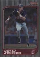 1997 Bowman Chrome - David Justice #90