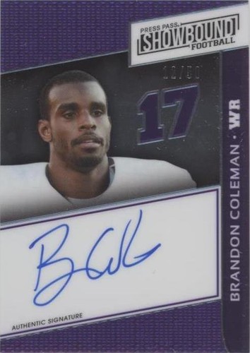 2014 Press Pass Showbound Brandon Coleman #SB-BC2