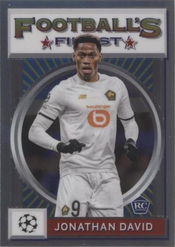 2021-22 Topps Finest Flashbacks UCL Jonathan David #86