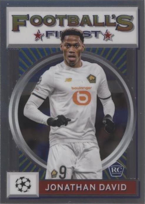 2021-22 Topps Finest Flashbacks UCL Jonathan David #86