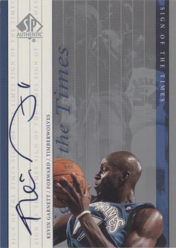 1999-00 SP Authentic - Kevin Garnett #KG