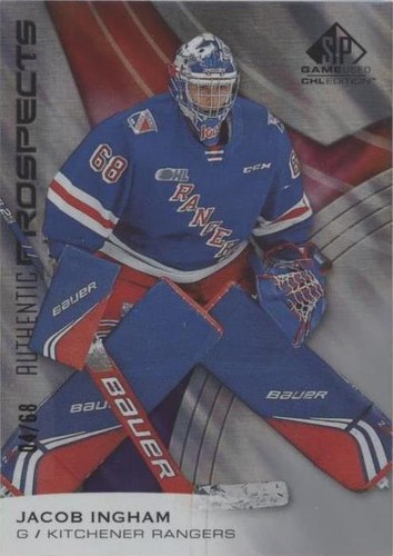 2019-20 Upper Deck SP Game Used CHL Edition - Jacob Ingham #53